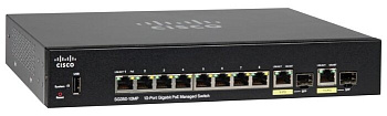 Коммутатор Cisco SG350-10P