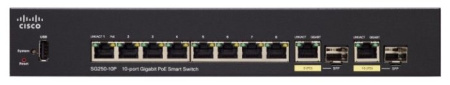 Коммутатор Cisco SG250-10P, купить в Краснодаре
