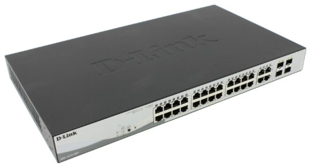 Коммутатор D-LINK DGS-1210-28P/F1A, купить в Краснодаре