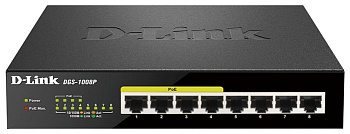 Коммутатор D-LINK DGS-1008P/D1A
