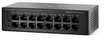 Коммутатор Cisco SF110D-16HP-EU