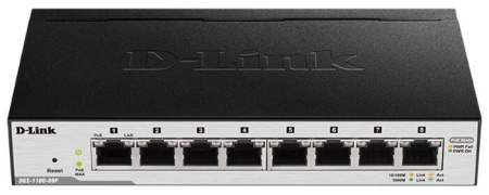 Коммутатор D-LINK DGS-1100-08P/B1A, купить в Краснодаре