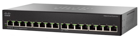 Коммутатор Cisco SG110-16HP (SG110-16HP-EU), купить в Краснодаре