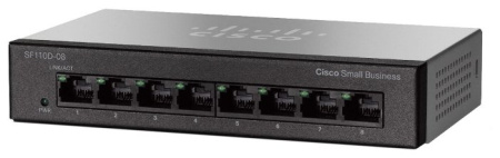 Коммутатор Cisco SF110D-08HP, купить в Краснодаре