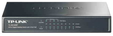 Коммутатор TP-Link TL-SG1008P, купить в Краснодаре