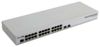 Коммутатор MikroTik CRS326-24G-2S+RM 24G 2SFP+ управляемый, купить в Краснодаре