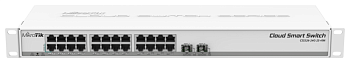 Коммутатор MikroTik CRS326-24G-2S+RM 24G 2SFP+ управляемый