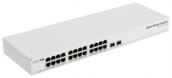 Коммутатор MikroTik CSS326-24G-2S+RM 24G 2SFP+ управляемый, купить в Краснодаре