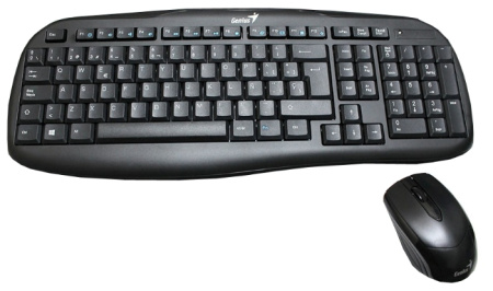 Комплект (клавиатура + мышь) Genius KB-8000X черный, купить в Краснодаре