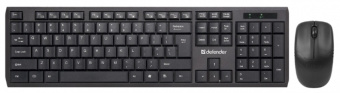 Набор клавиатура+мышь беспроводной Defender Harvard C-945 RU,черный,мультимедийный USB, купить в Краснодаре