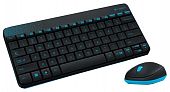 Набор клавиатура+мышь беспроводной Logitech MK240 Nano Black Retail Combo