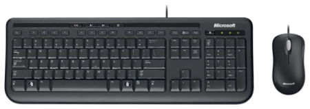 Набор клавиатура+мышь Microsoft Desktop 600 Black (USB, keyboard: 5 multimedia btn, mouse: optical, 800dpi, 3btn+Scroll) OEM, купить в Краснодаре