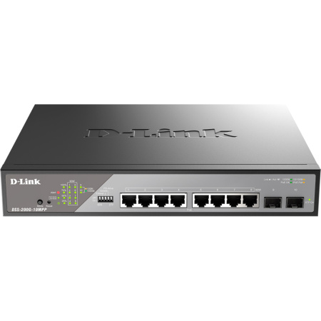 Сетевой коммутатор D-Link DSS-200G-10MPP/A1A, купить в Краснодаре