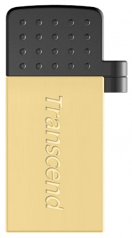 Флешка 16GB Transcend JetFlash 380 USB 2.0 металл золото, купить в Краснодаре