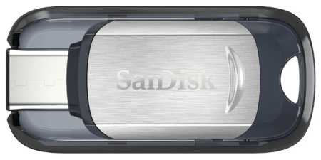 Флеш накопитель 128GB SanDisk CZ450 Ultra Type-C, USB Type-C, Silver, купить в Краснодаре