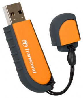 Флешка 8GB Transcend JetFlash V70 USB 2.0 противоударный Оранжевый, купить в Краснодаре