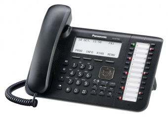 Системный телефон Panasonic KX-DT546RUB черный, купить в Краснодаре