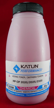 Тонер для картриджей CC533A/CE413A Magenta, химический (фл. 80г) Katun фас.Россия, купить в Краснодаре