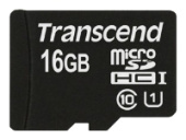 Карта памяти MicroSDHC Transcend TS16GUSDU1, купить в Краснодаре