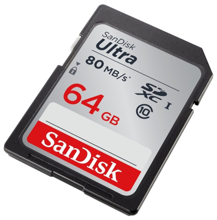 Карта памяти SDXC SanDisk SDSDUNC-064G-GN6IN, купить в Краснодаре