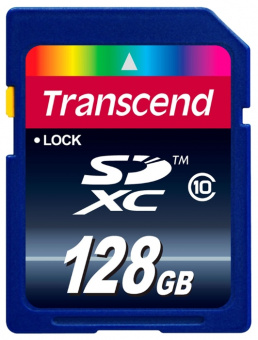 Карта памяти SDXC Transcend TS128GSDXC10, купить в Краснодаре