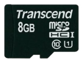 Карта памяти MicroSDHC Transcend TS8GUSDU1, купить в Краснодаре
