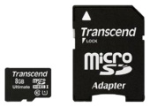 Карта памяти MicroSDHC Transcend TS8GUSDHC10, купить в Краснодаре