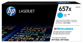 Картридж HP 657X High Yield Cyan для HP CLJ MFP M681/M682 (CF471X) 23000 стр, купить в Краснодаре