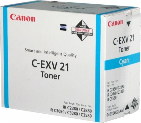 Тонер-картридж голубой Canon C-EXV 21 Canon iRC2880/3380/3880, купить в Краснодаре