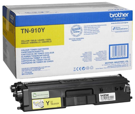 Картридж Brother TN-910Y желтый для MFC-L9570CDW (TN910Y), купить в Краснодаре