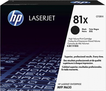 Тонер-картридж HP 81X черный LaserJet, купить в Краснодаре