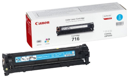 Тонер-картридж CANON 716 CYAN/LBP5050, купить в Краснодаре