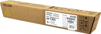 Тонер-картридж Ricoh MPC305E желтый Ricoh Aficio MPC305SP/SPF (4000стр), купить в Краснодаре