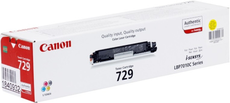 Тонер-картридж Canon CLBP 729 желтый, купить в Краснодаре