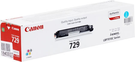 Тонер-картридж Canon CLBP 729 голубой, купить в Краснодаре