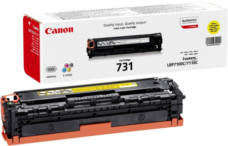 Тонер-картридж Canon CRG 731 желтый 1500 стр., купить в Краснодаре