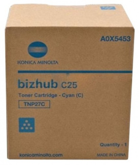 Тонер-картридж Minolta Bizhub C25 type TNP-27C голубой 6000стр., купить в Краснодаре