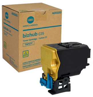 Тонер-картридж Minolta Bizhub C25 type TNP-27Y желтый 6000стр., купить в Краснодаре