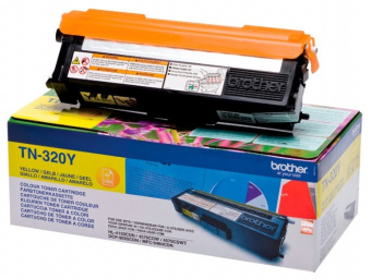 Тонер картридж Brother TN320Y желтый для HL-4150CDN, MFC-9465CD, купить в Краснодаре
