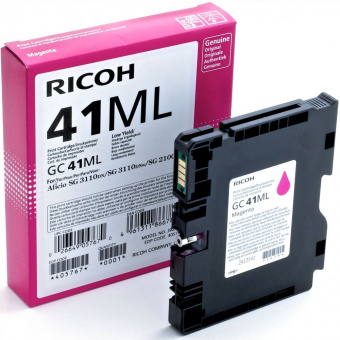 Картридж гелевого принтера GC41ML пурпурный Ricoh Aficio SG2100N/3110DN/DNw (600стр), купить в Краснодаре