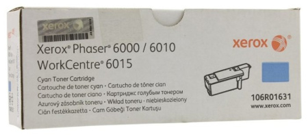 Тонер XEROX Phaser 6000/6010 голубой (106R01631), купить в Краснодаре