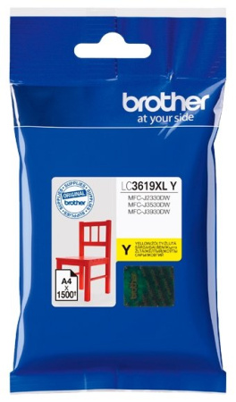 Картридж Brother LC-3619XLY для MFCJ3530/3930 жёлтый, купить в Краснодаре