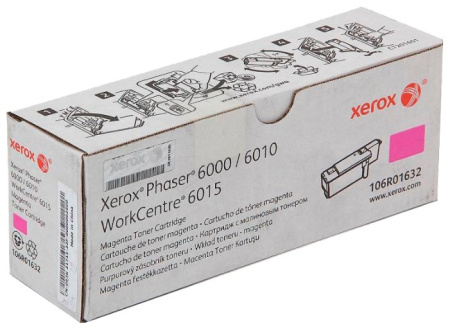 Тонер-картридж Xerox Phaser 6000/6010N/ WC6015 1000 стр. Magenta, купить в Краснодаре