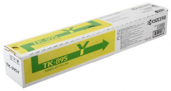 Тонер-картридж Kyocera 1T02K0ANL0 TK-895Y желтый (6000стр.) для Kyocera FS-C8020/C8025, купить в Краснодаре