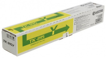 Тонер-картридж Kyocera 1T02K0ANL0 TK-895Y желтый (6000стр.) для Kyocera FS-C8020/C8025, купить в Краснодаре