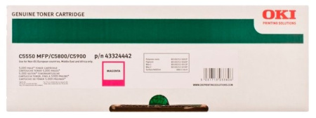 Тонер-картридж Oki C5800/5900/5550 MFP 5K (magenta), купить в Краснодаре
