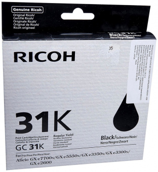 Картридж тип GC31000 стр. черный Ricoh Aficio GXe2600/3300N/3350N/5550N/7700N (1920стр), купить в Краснодаре