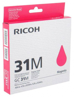 Картридж тип GC31M малиновый Ricoh Aficio GXe2600/3300N/3350N/5550N/7700N (1560стр), купить в Краснодаре