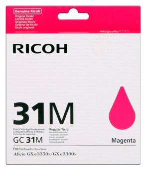 Картридж тип GC31M малиновый Ricoh Aficio GXe2600/3300N/3350N/5550N/7700N (1560стр), купить в Краснодаре
