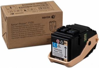Тонер-картридж Xerox Phaser 7100N, 4500 стр. голубой, купить в Краснодаре